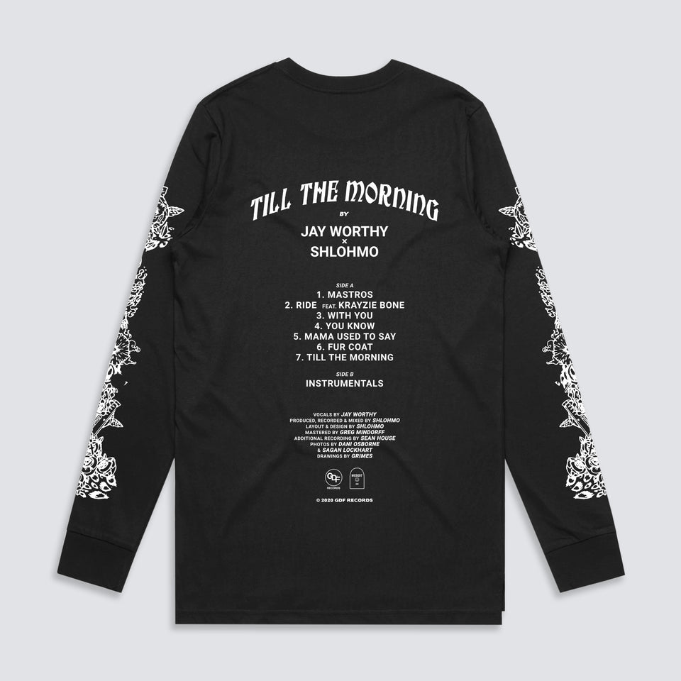 Till The Morning (Black Longsleeve T-Shirt)